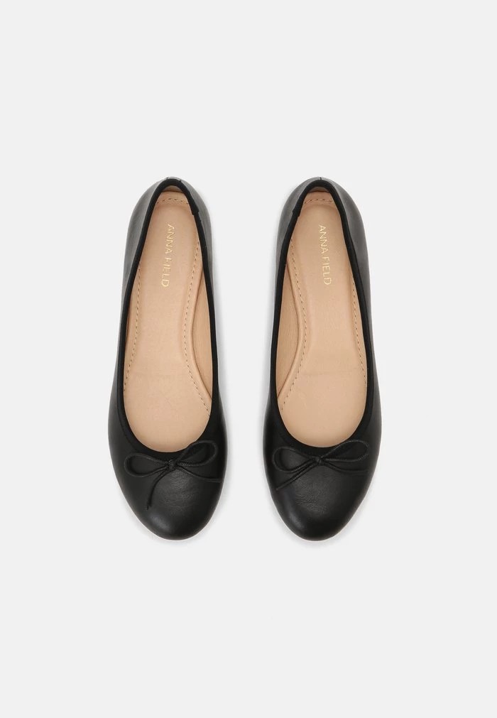 Ballerine ANNA FIELD Anna Field Cuir Noir Femme | VAC-5126820